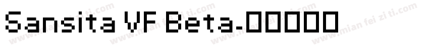 Sansita VF Beta字体转换